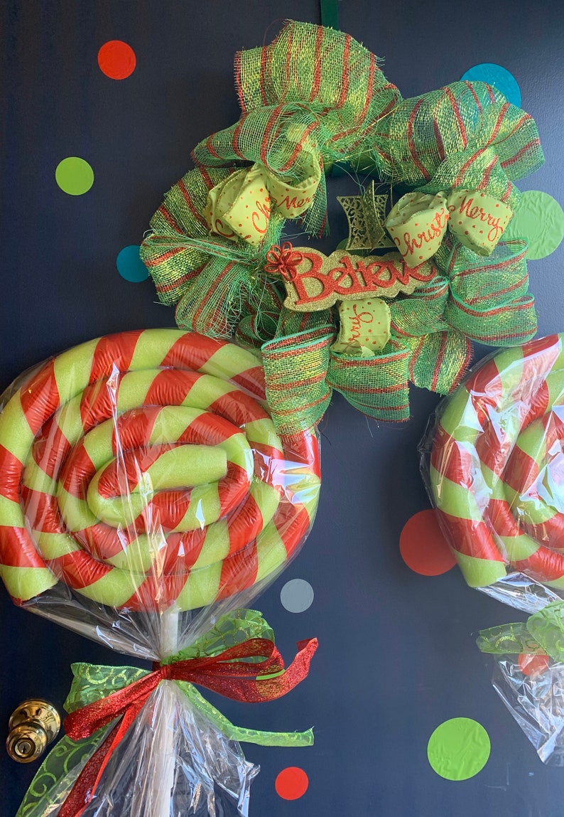 Grinch Who Stole Christmas Set of 2 Giant Outdoor/Indoor | Etsy