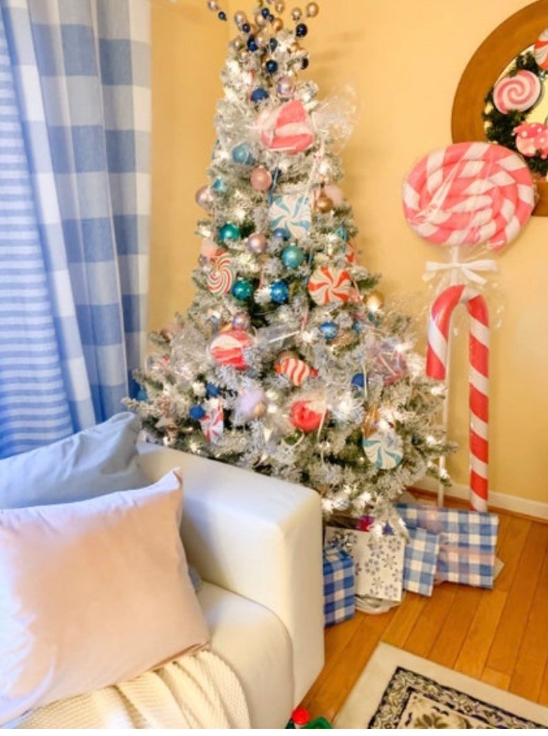 Set of 4 Giant Candy Canes Christmas Decorations Store Window - Etsy
