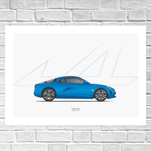 2018 Alpine A110 &#39;A&#39; Print