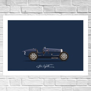 Bugatti Type-35 Print