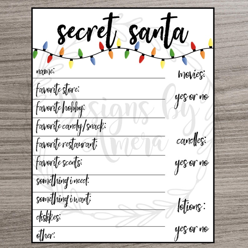 christmas-holiday-secret-santa-gift-exchange-printable-etsy