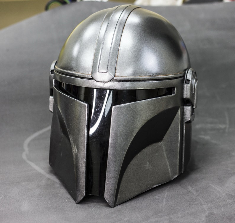 The helmet Mandalorian Armor Etsy