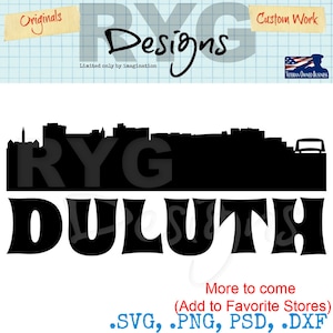 Duluth Skyline Graphic