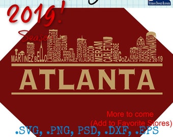 Atlanta Pro Soccer Skyline Namen Afbeelding: