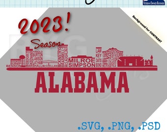 University of Alabama: afbeelding skylinenamen: