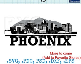 Phoenix Skyline Graphic