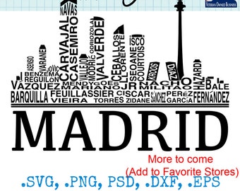 FC Madrid Names Graphic
