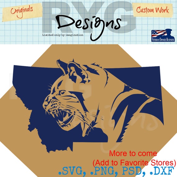 Montana State Graphic Etsy