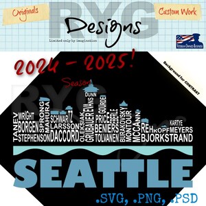 Setaball Pro Hockey Team Skyline Namen Grafik