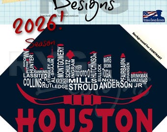 Gráfico con los nombres del horizonte de Houston