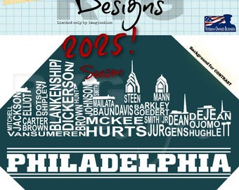 Philadelphia Skyline voetbalnamen afbeelding