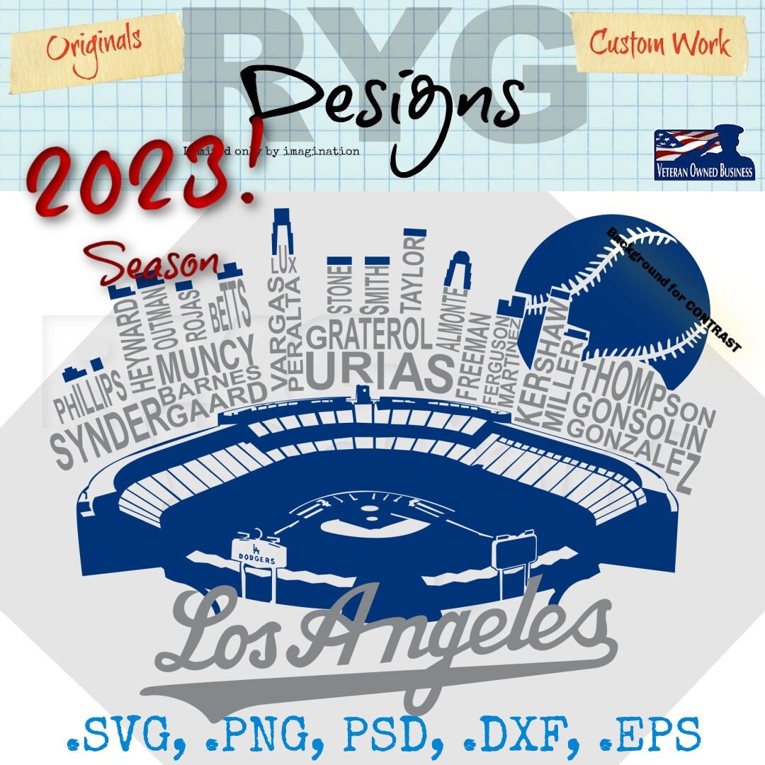 La Dodgers Clipart 