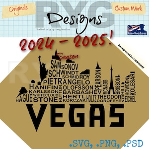 Graphique des noms de l'équipe de hockey de Las Vegas