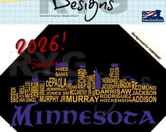 Gráfico con los nombres del horizonte de Minneapolis