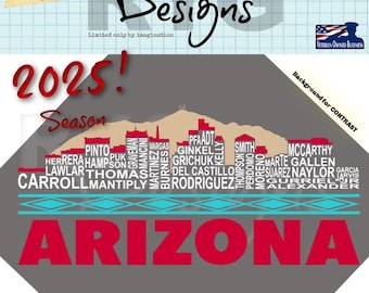 Naam afbeelding honkbalteam Arizona Pro honkbalteam