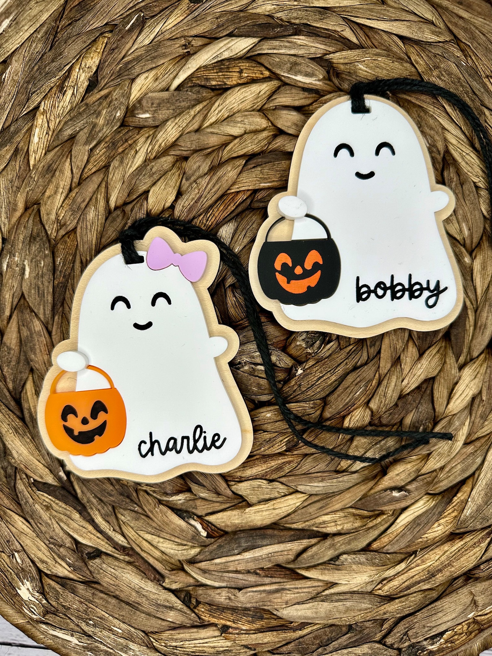 Boo Basket Tag | Halloween Name Tags | Personalized Halloween | Candy ...