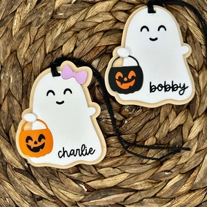 Boo Basket Tag | Halloween Name Tags | Personalized Halloween | Candy ...