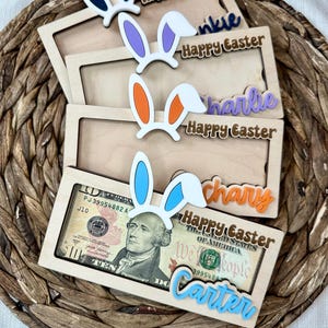 Easter Bunny Money Holder | Easter Cash Holder | Easter Basket Filler | Bunny Money | Personalized Easter Bunny Money | Easter Gift for Kids