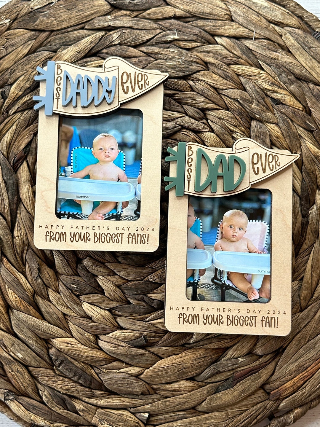 Father's Day 2024 Fridge Photo Gift for Dad Gift for Grandpa