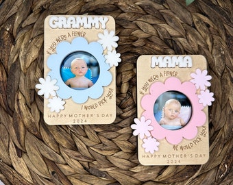 Día de la Madre 2025 / Imán para la nevera / Regalo para mamá / Regalo para la abuela / Marco de fotos para billetera / Te elegiría a ti / Regalo para mamá primeriza