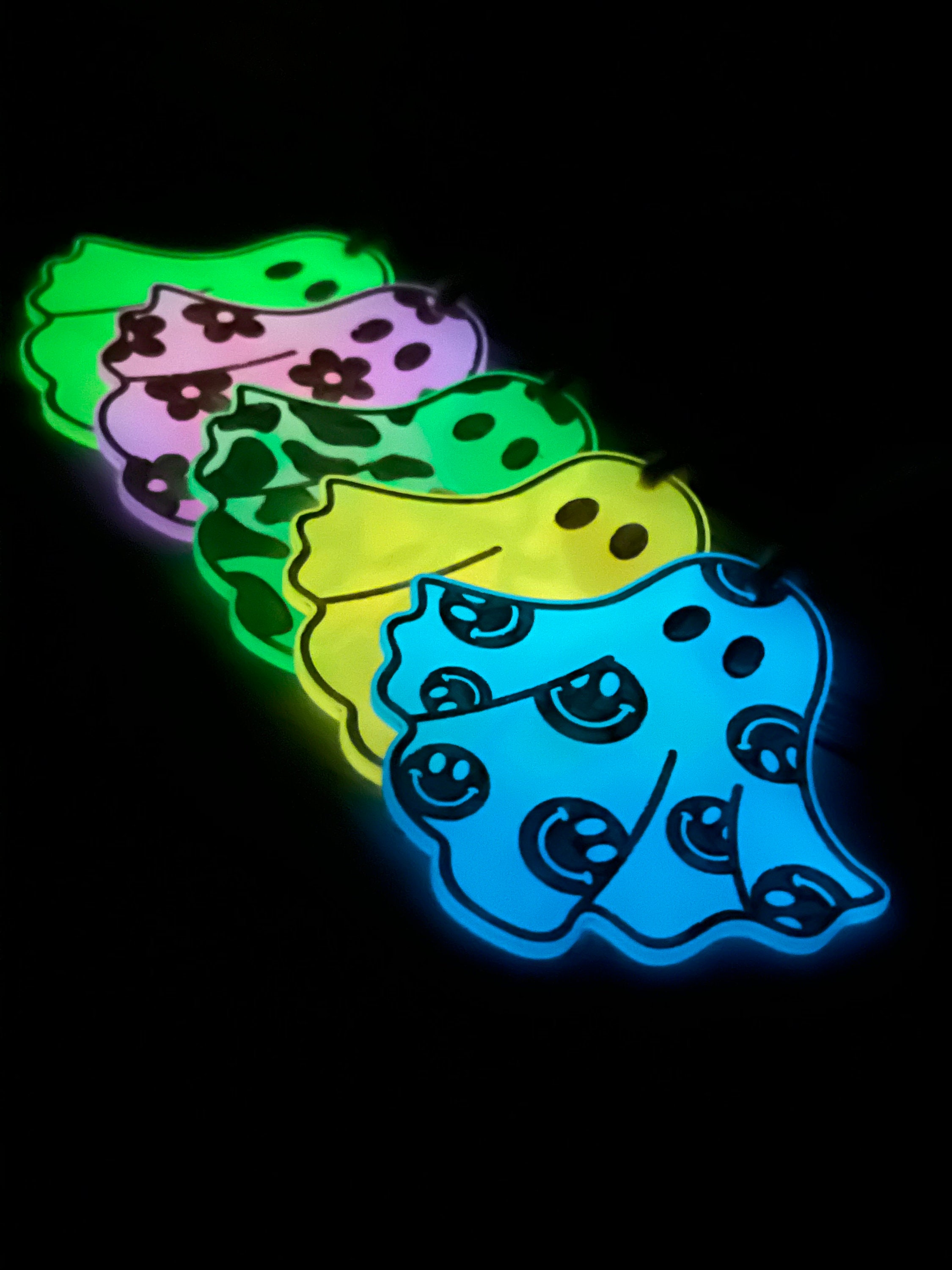 Retro Boo Basket Tag | Halloween Basket Tags | Personalized Ghost | Halloween Candy Basket Tag | Boho Halloween | Glow in the Dark