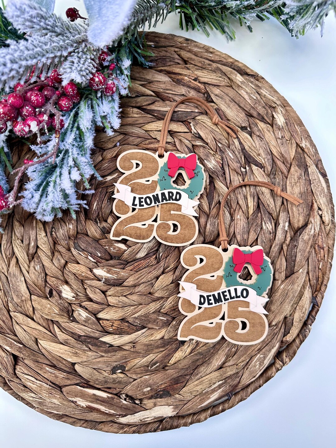 Personalized Christmas Ornament 2025 | Custom Name Christmas Ornament ...