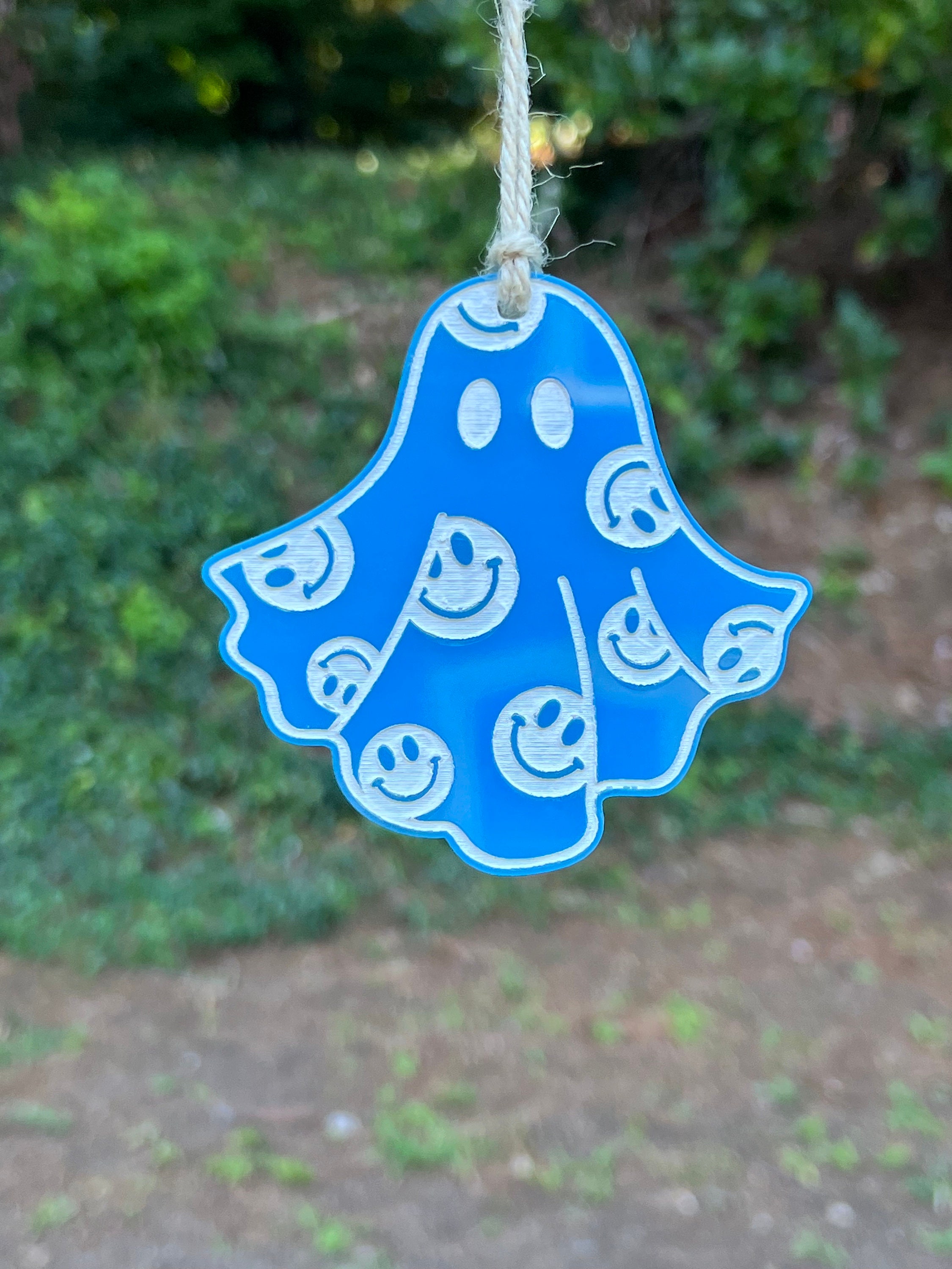 Retro Boo Basket Tag | Halloween Basket Tags | Personalized Ghost | Halloween Candy Basket Tag | Boho Halloween | Glow in the Dark
