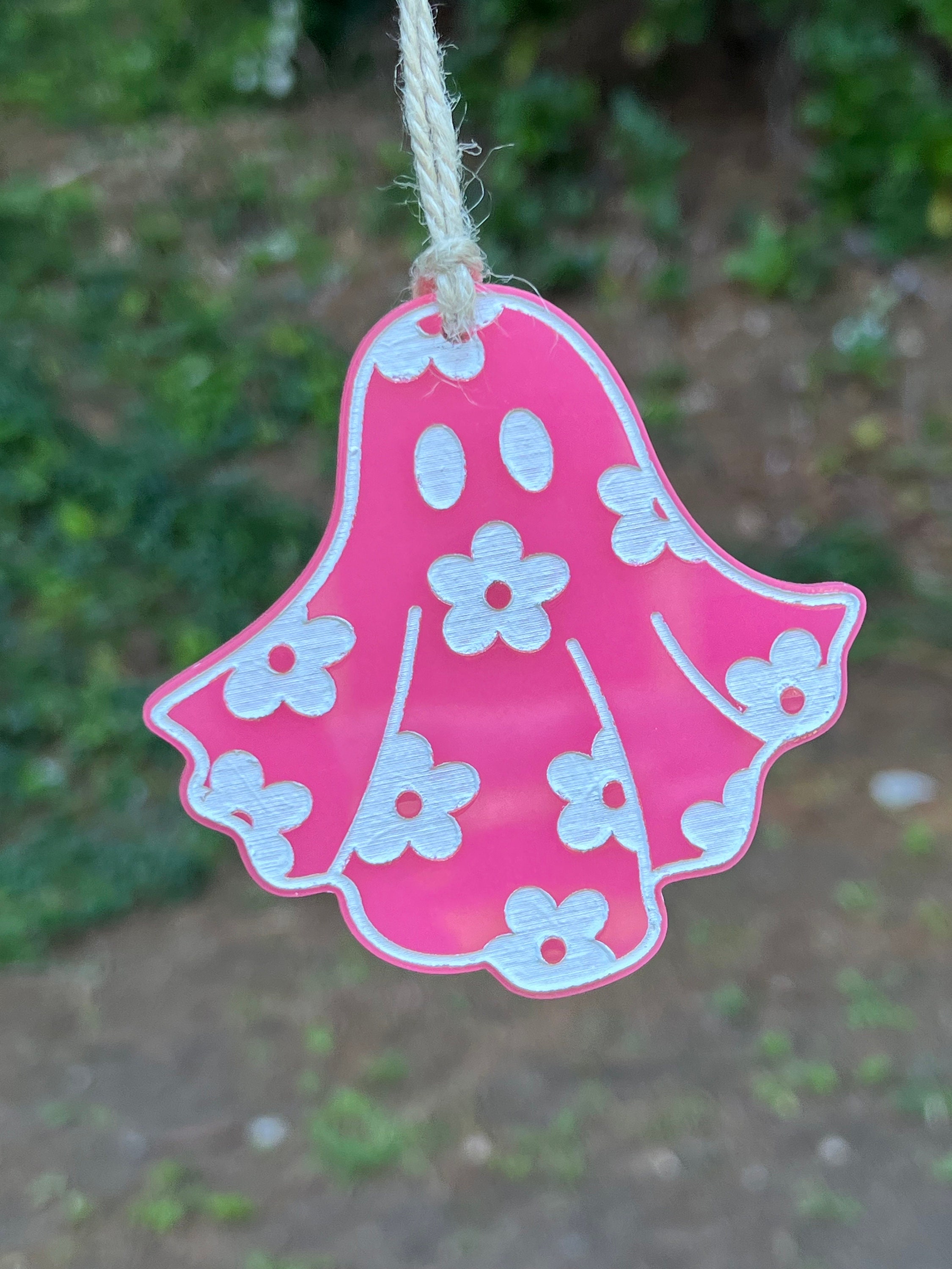 Retro Boo Basket Tag | Halloween Basket Tags | Personalized Ghost | Halloween Candy Basket Tag | Boho Halloween | Glow in the Dark
