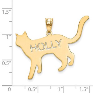 MADE TO ORDER Gold Plated Sterling Silver Pet Pendant