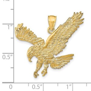 Eagle Pendant 14K Yellow Gold