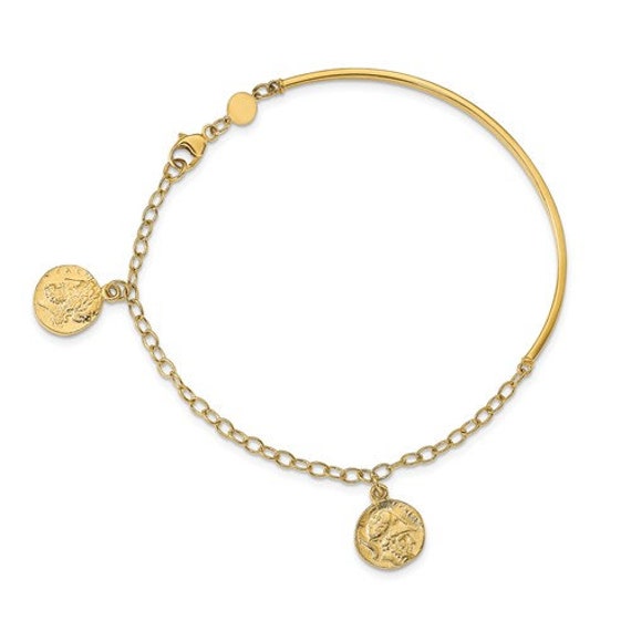roman coin bracelet