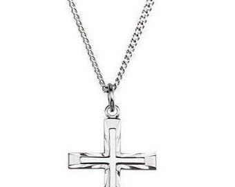 Sterling Silver Cross Necklace