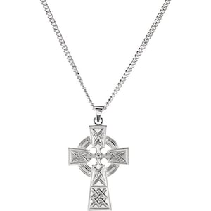 Sterling Silver Celtic Cross Necklace