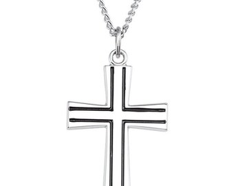 Sterling Silver Cross Necklace