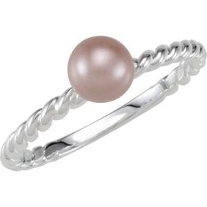 Sterling Silver Rope Ring