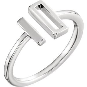 Sterling Silver Bar Ring