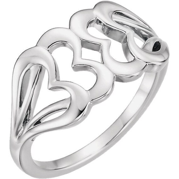 指輪・リング Heart Symbol Ring (Antique Silver, Matte) [SIZE.1] BMY1177 Sterling Silver Small Polished Heart Ring | eBay