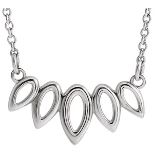 Sterling Silver Leaf Necklace