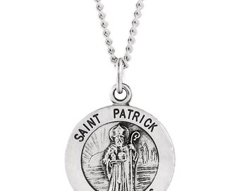 Sterling Silver St. Patrick 18" Necklace