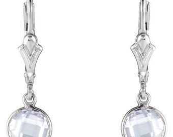 Sterling Silver Zirconia Earrings