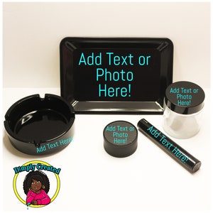 Small Customized Rolling Tray Set *Please Read The Description*