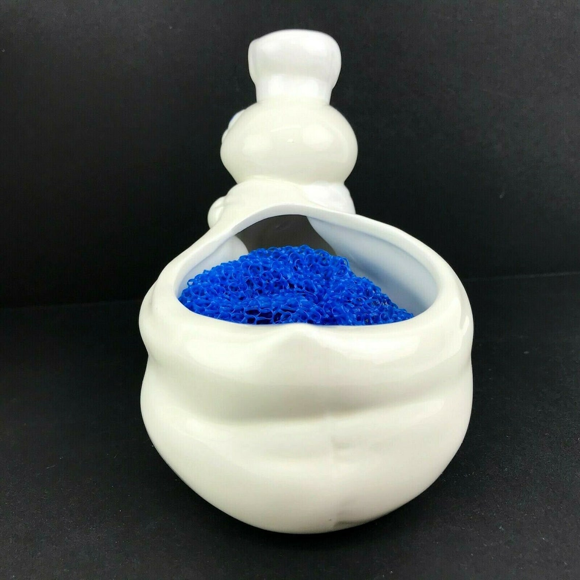 Pillsbury Poppin Fresh Ceramic Scouring Pad Holder 1988 with Etsy