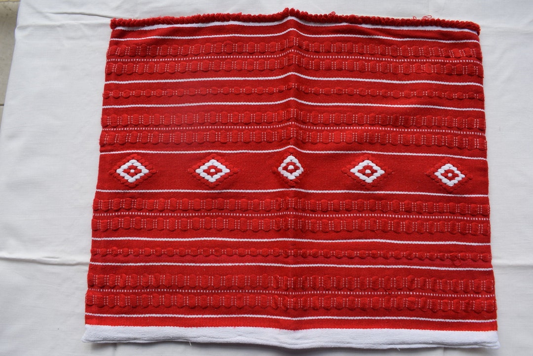 Vintage Traditional 1950's Hungarian Hand Made Pillow Case From Hungary