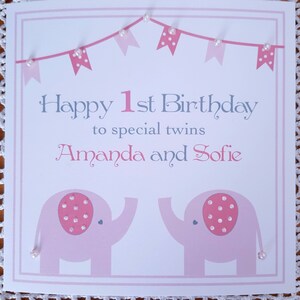Twins Birthday Cardsbirthday Card For Twins Boys Twins Etsy