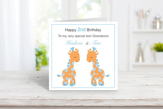 Old English Co. Biglietto Di Auguri 'Hello Little One' – Giraffa Con Lamina D'Oro, Per Neonato O Neonata - 3