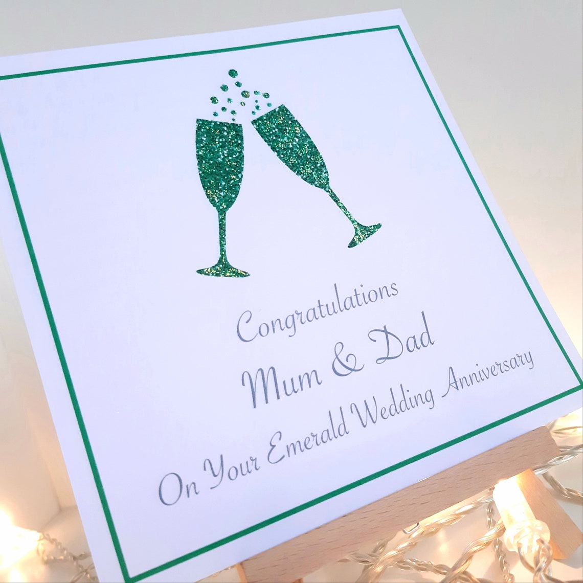 emerald anniversary card