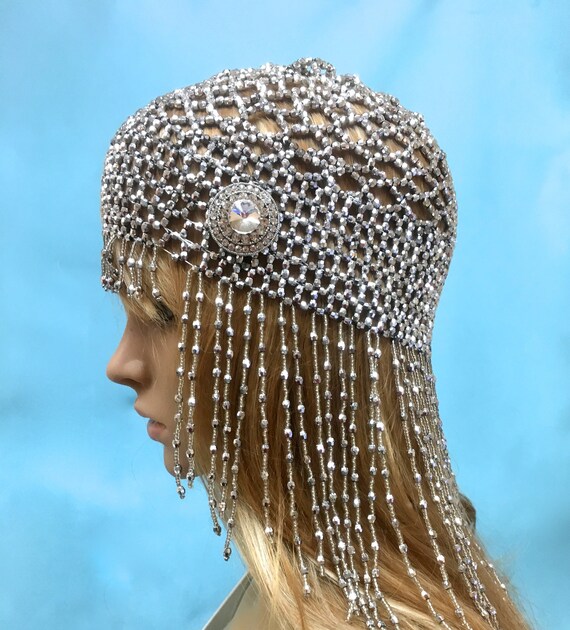 gatsby beaded hat