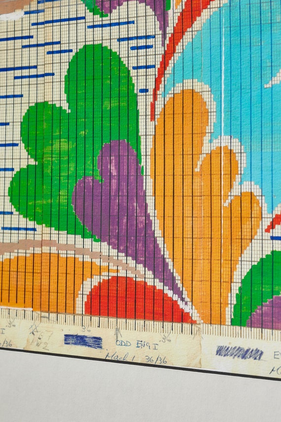 70s Weaving Textile Wall Art