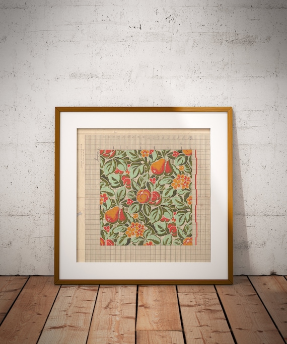 I forgotten My Pears Vintage Vintage Art Print Poster A1 A2 A3 A4 A5