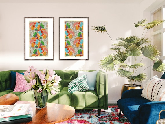 Vintage fabric wall hangings sale